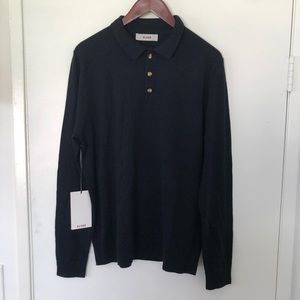 NWT Kloke Long Sleeve Sweater Polo